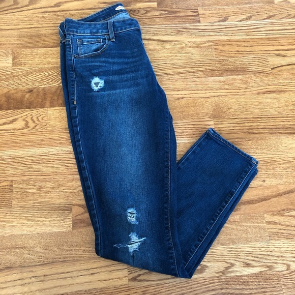 Old Navy Rockstar Distressed Stretch Jeans - Picture 1 of 8